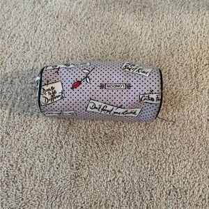 Lulu Guinness Makeup Travel Case with mirror